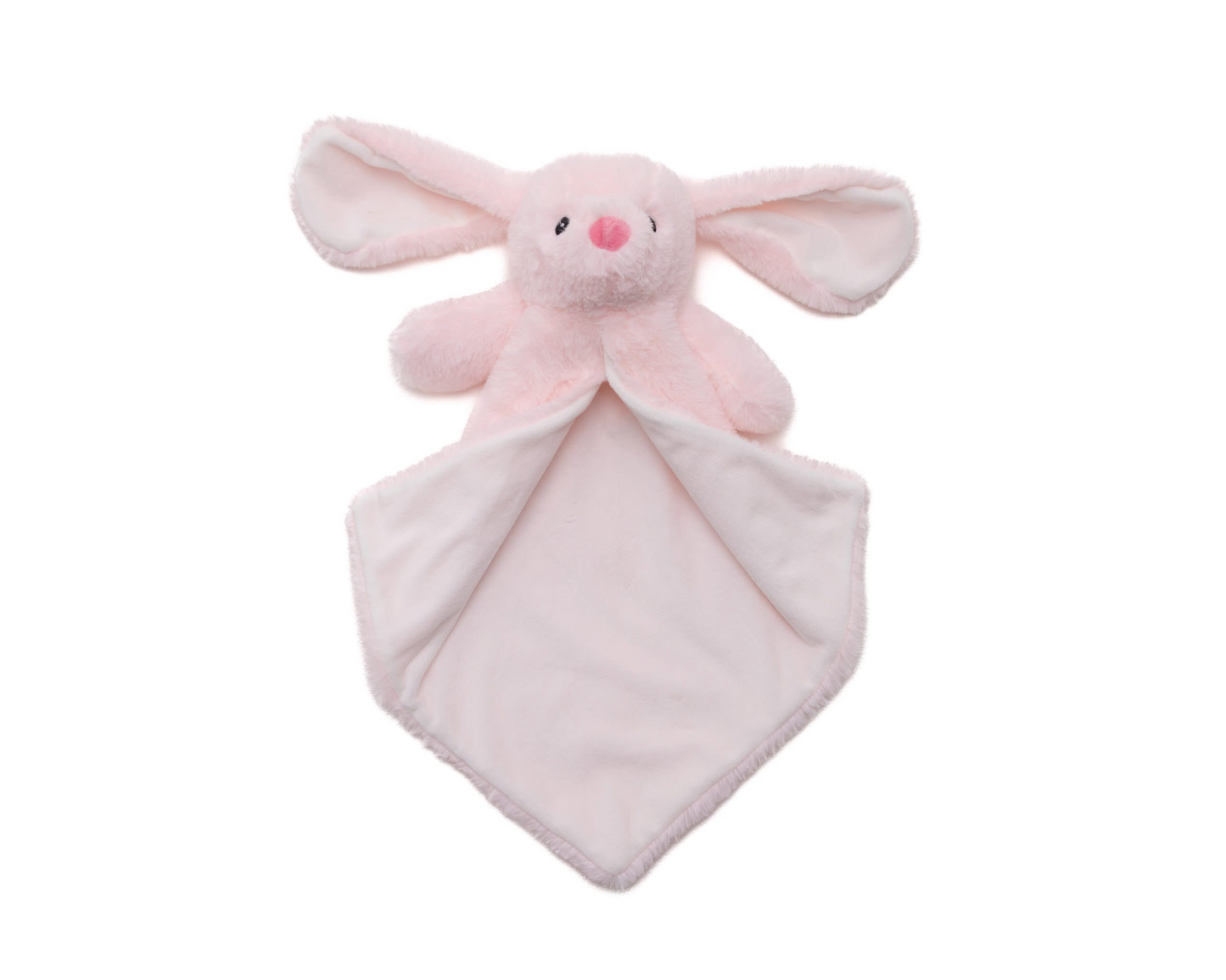 New Pink Bunny Lovey Blanket
