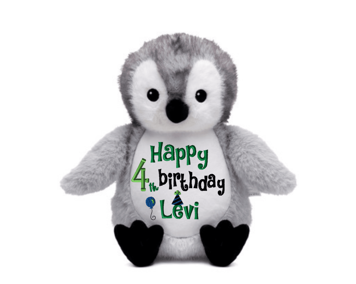Personalized Boys Birthday Stuffed AnimalI Sew Jo