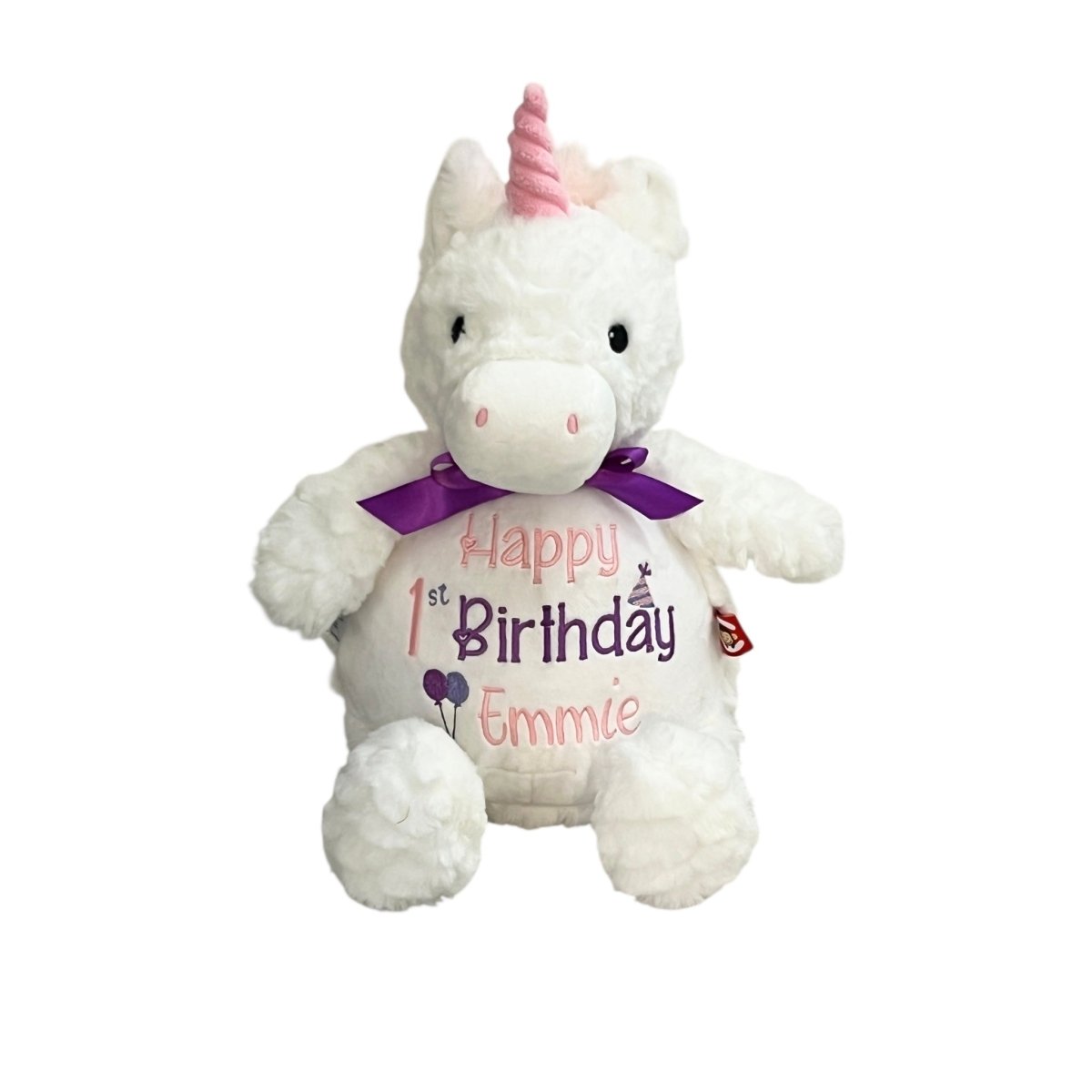Personalized Girls Birthday Stuffed AnimalI Sew Jo
