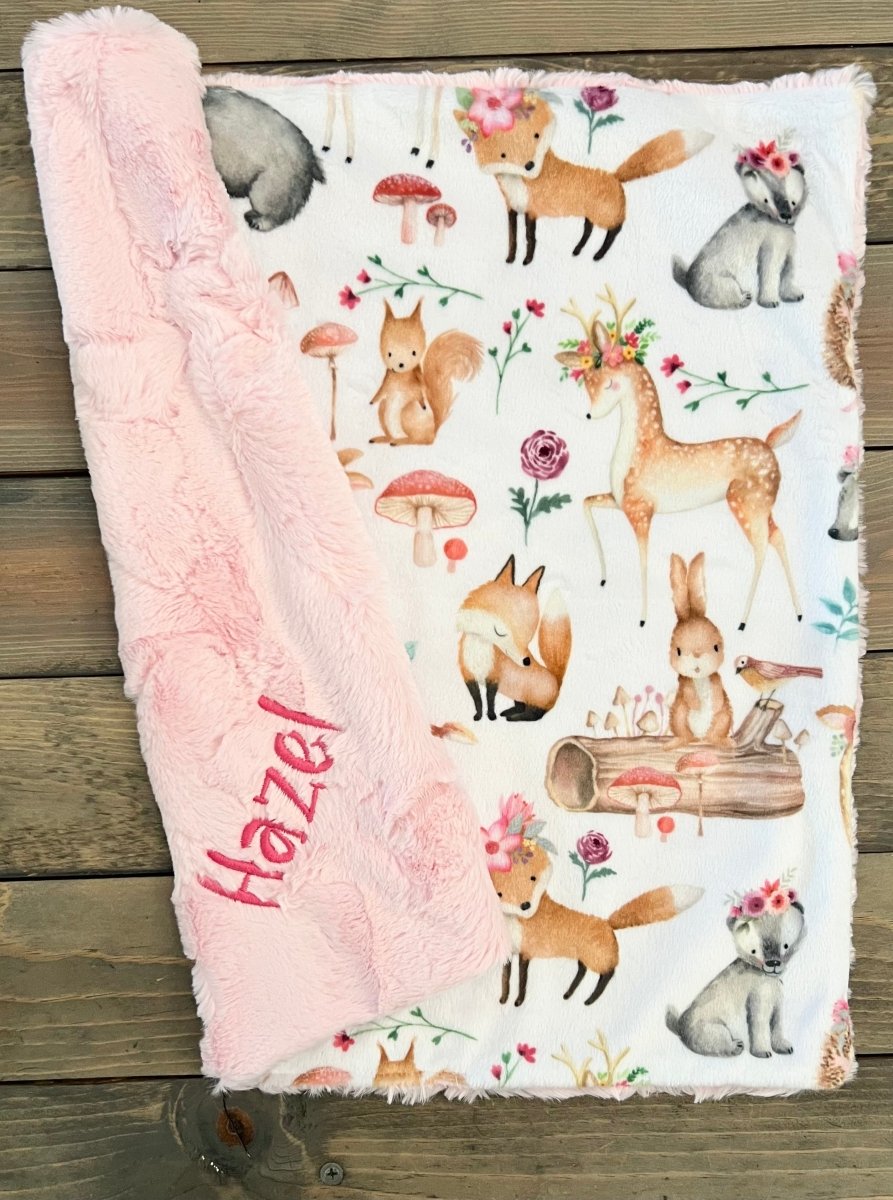 Woodland Minky LoveyI Sew Jo