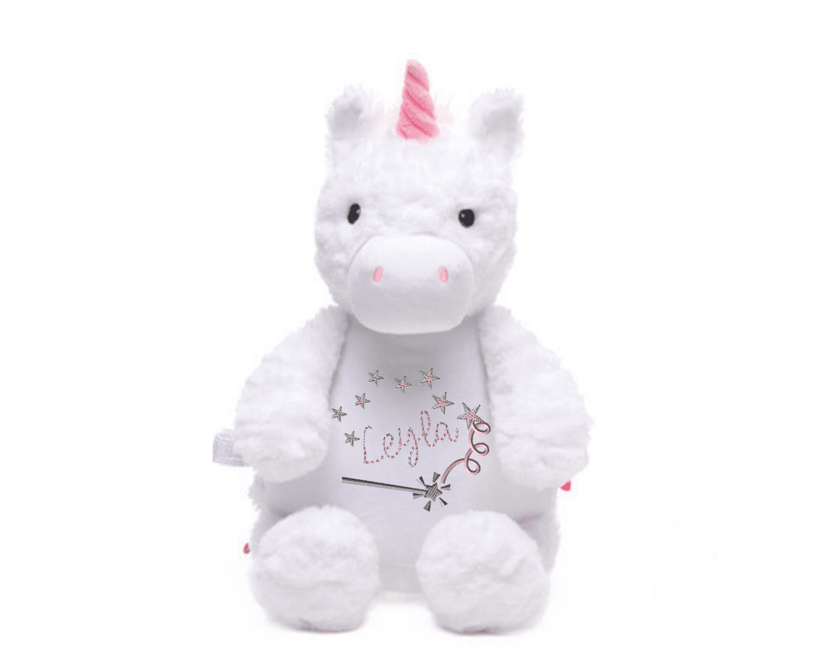 Personalized Unicorn Stuffed AnimalI Sew Jo