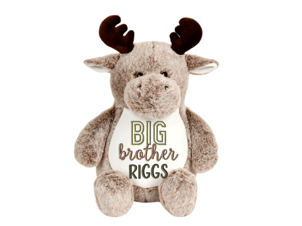 Personalized Big Brother Stuffed AnimalI Sew Jo