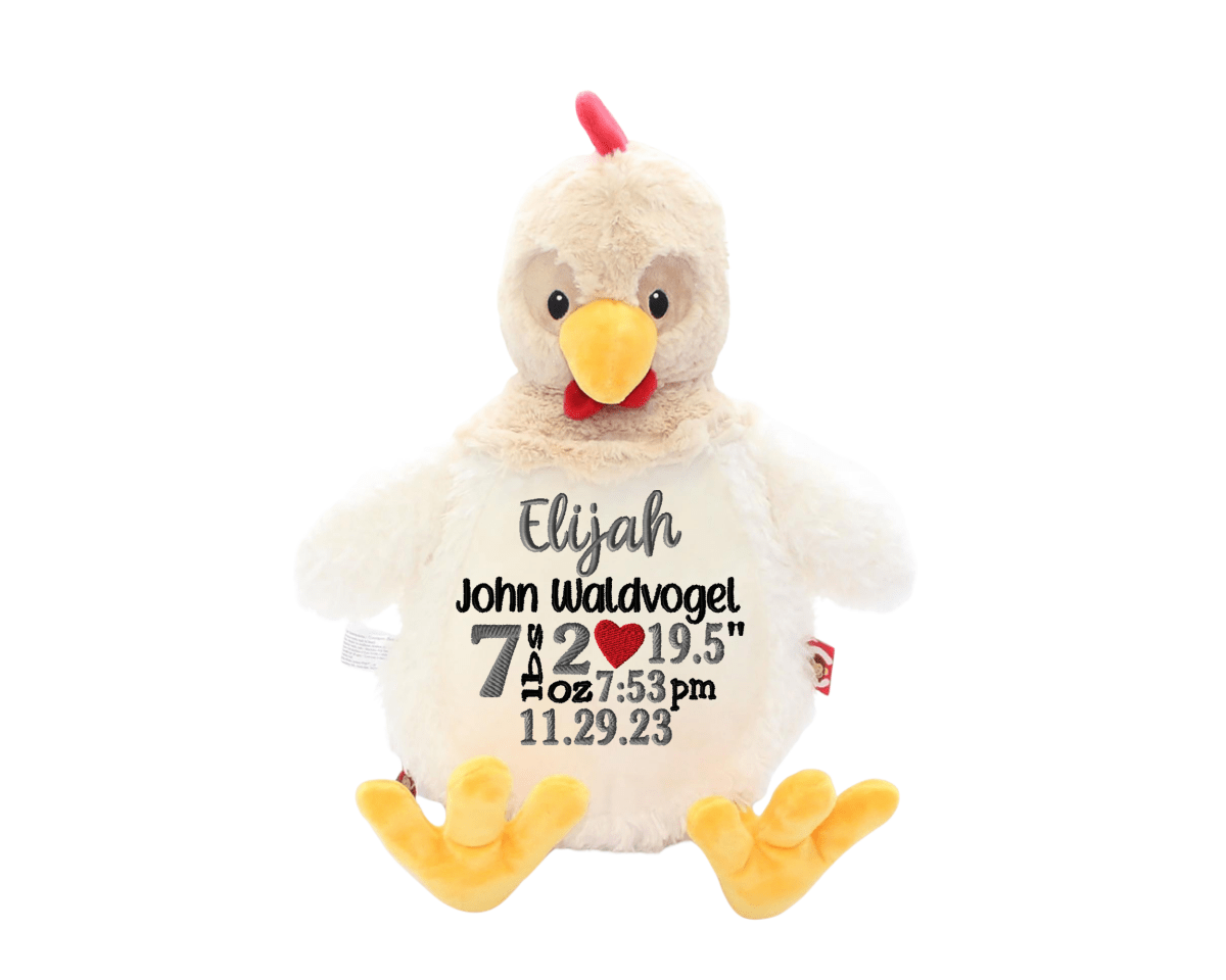 Personalized Chicken StuffedCubbies