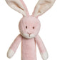Rose Pink Bunny Rattle