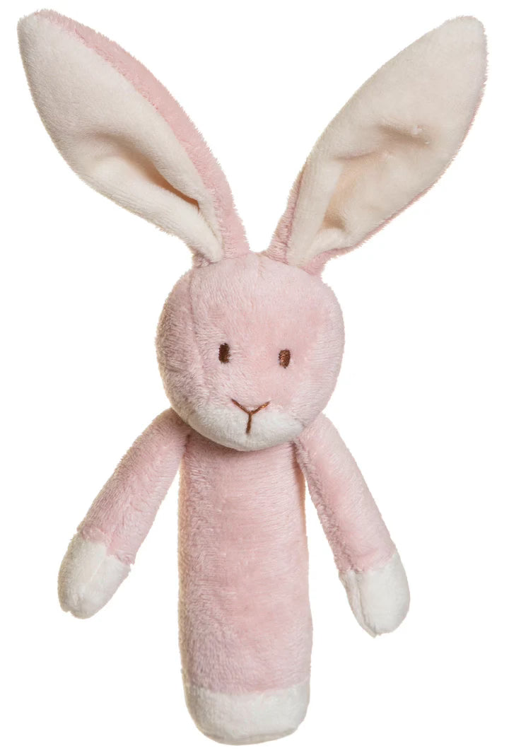 Rose Pink Bunny Rattle