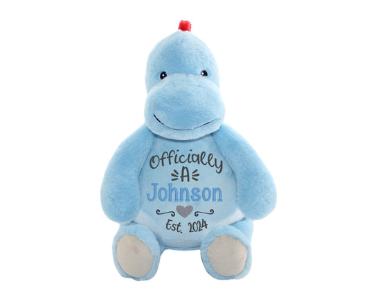 ) "Officially A" Adoption Stuffed AnimalI Sew Jo