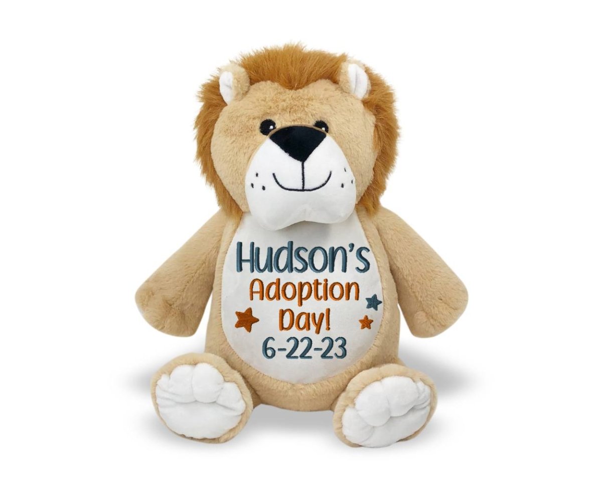 Boys Adoption Day Stuffed AnimalI Sew Jo