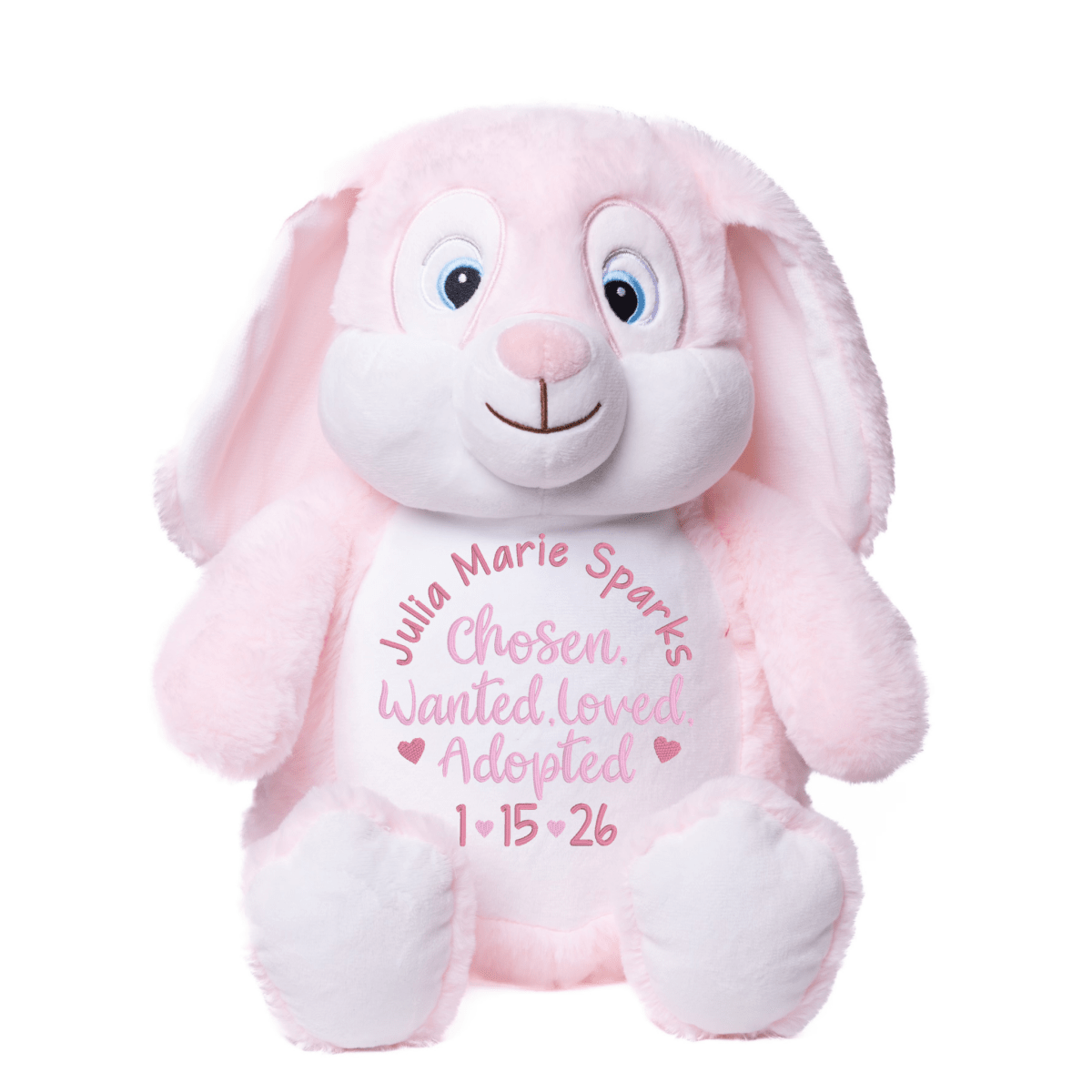 Girls Adoption Day Stuffed AnimalI Sew Jo