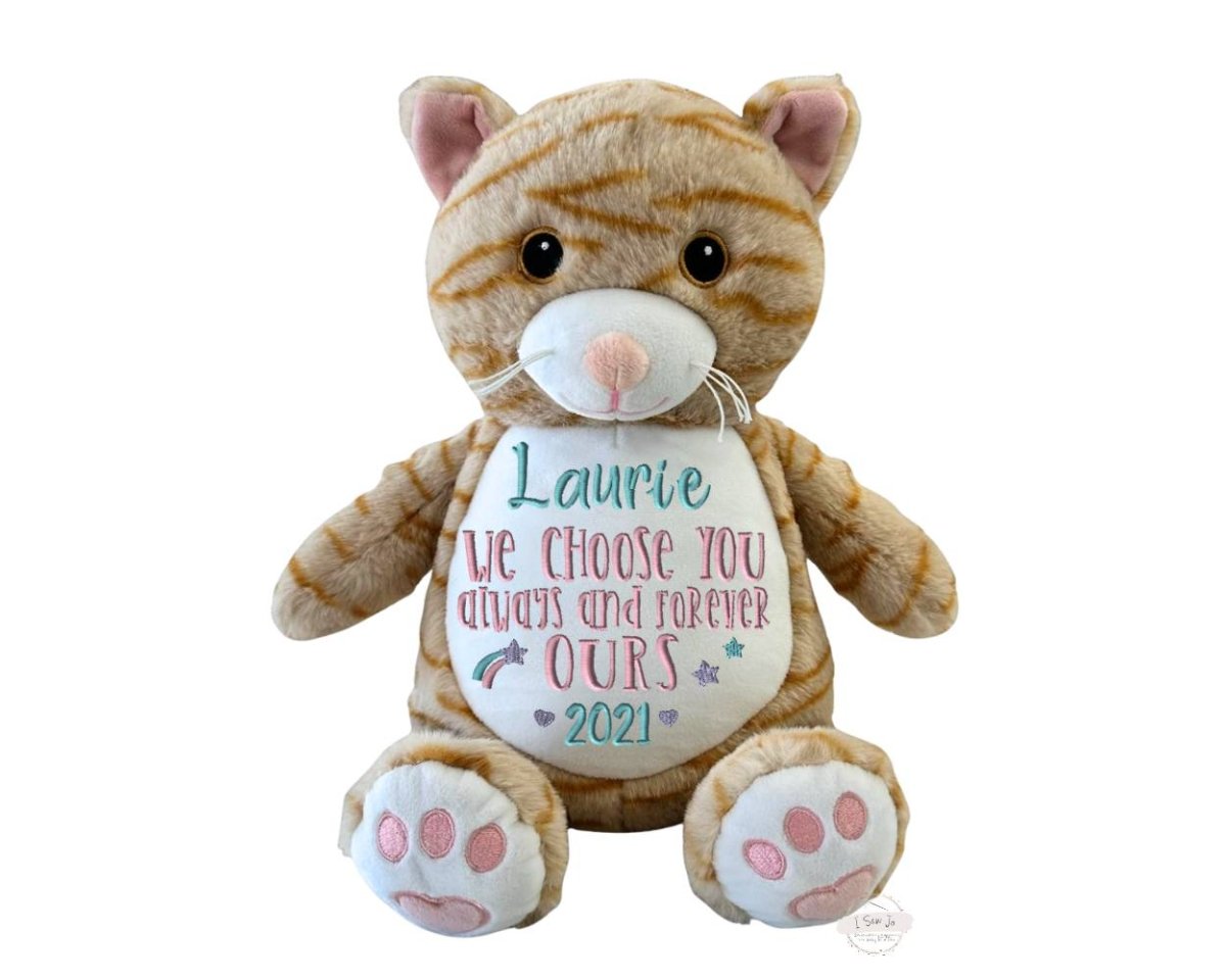 Girls Chosen Adoption Stuffed AnimalI Sew Jo