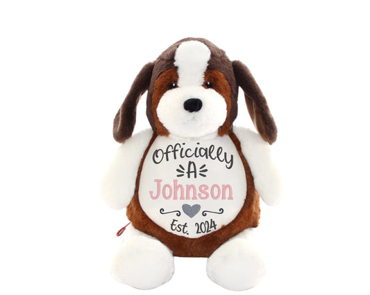 “Officially A" Adoption Stuffed AnimalI Sew Jo