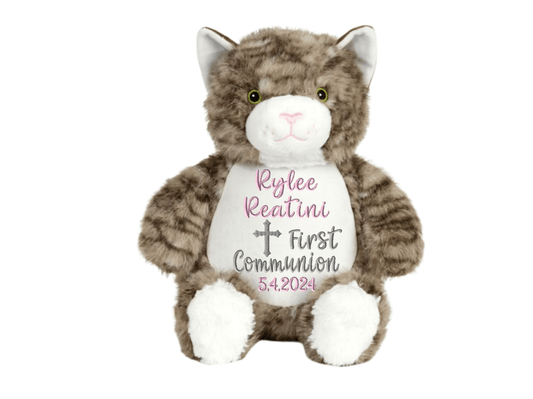 Personalized Baptism Stuffed AnimalI Sew Jo