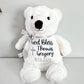 Personalized Boys Baptism Stuffed AnimalI Sew Jo