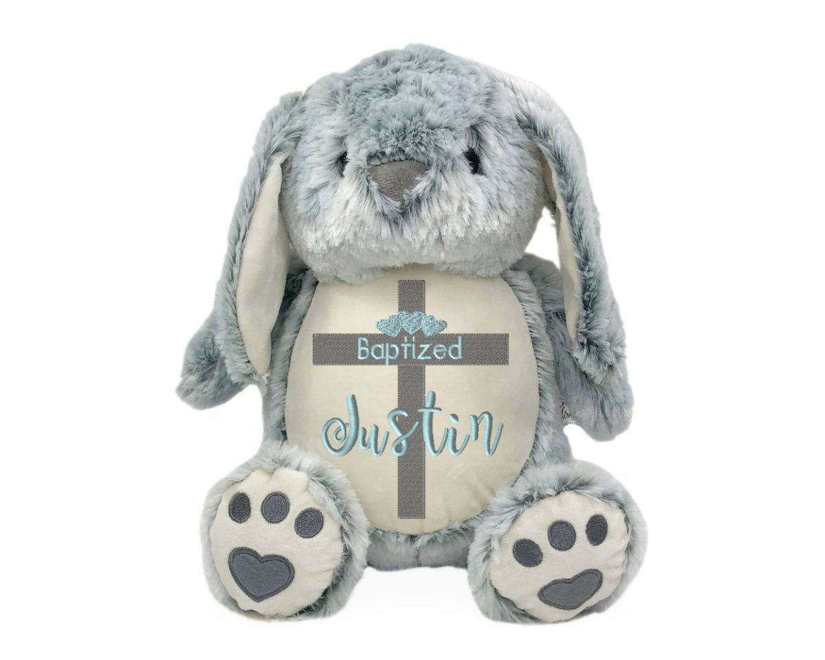 Personalized Boys Baptism Stuffed AnimalI Sew Jo