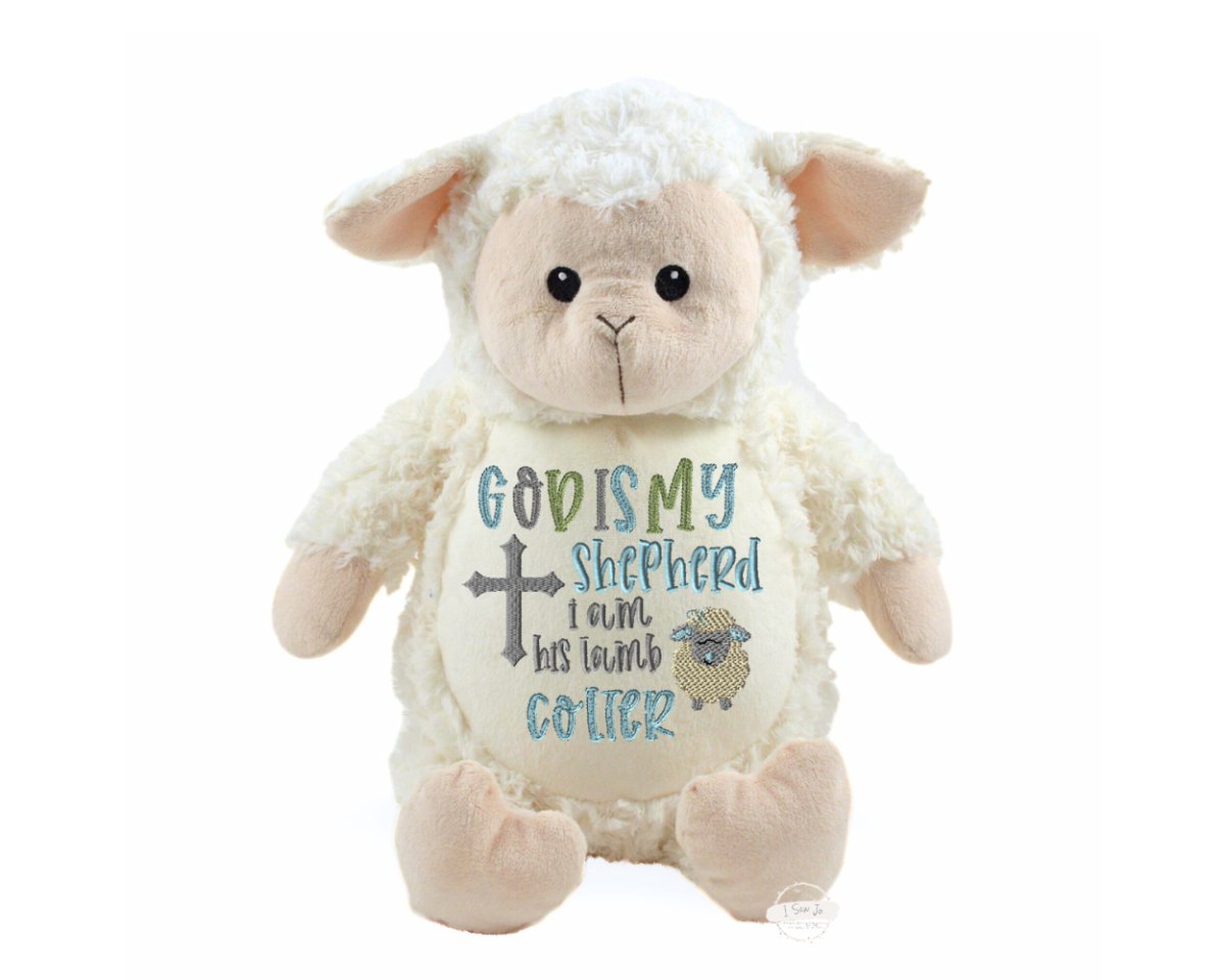 Personalized God is My Shepherd Baptism Gift For BoysI Sew Jo