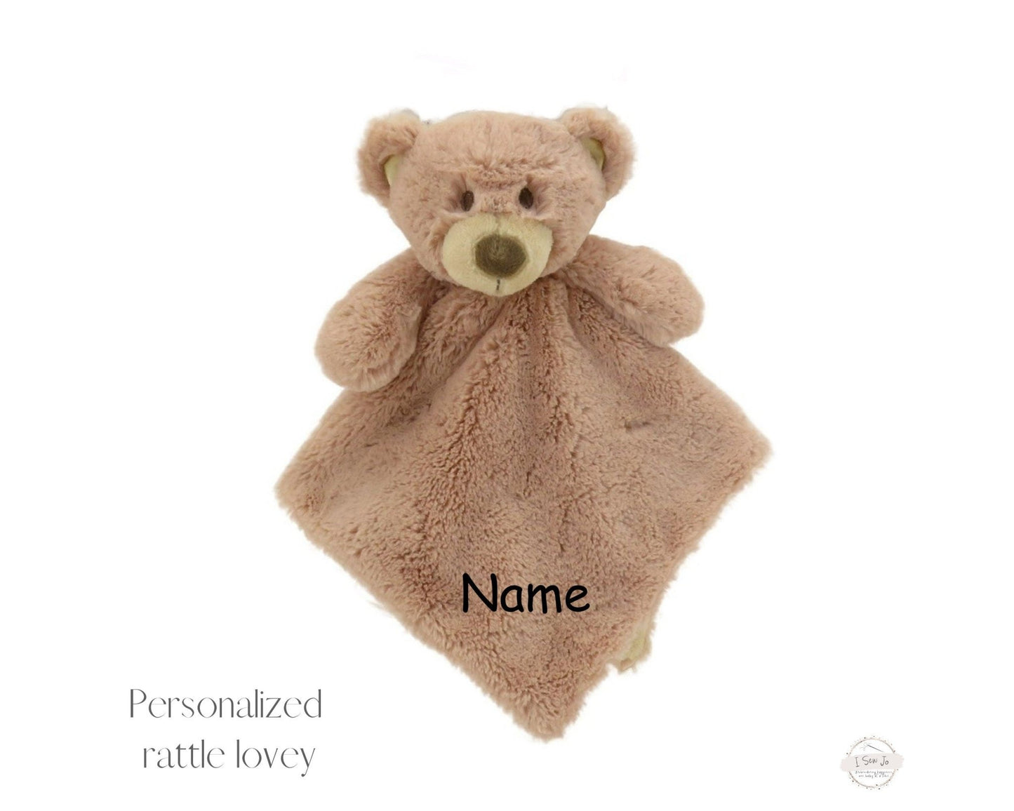 Brown Bear Rattle LoveyLinzy Toys