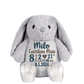 Floppy Bunny Birth Info Stuffed AnimalLITTLE ELSKA