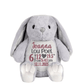 Floppy Bunny Birth Info Stuffed AnimalLITTLE ELSKA