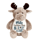 Personalized Baby Moose Birth Info Stuff AnimalLITTLE ELSKA