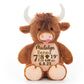 Personalized Highland Cow Birth Stat Stuff AnimalLITTLE ELSKA