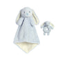 Blue Bunny Lovey and Rattle Gift SetEbba