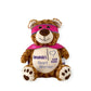 Personalized CHD Heart Warrior Hero Bear Stuffed AnimalI Sew Jo