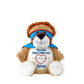 Personalized CHD Heart Warrior Hero Bear Stuffed AnimalI Sew Jo