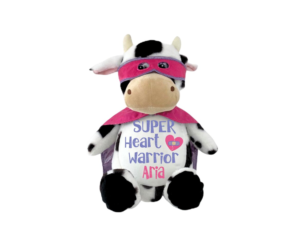 Personalized CHD Heart Warrior Stuffed AnimalI Sew Jo