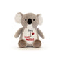 Personalized Heart Warrior Stuffed AnimalI Sew Jo