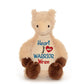 Personalized Heart Warrior Stuffed AnimalI Sew Jo