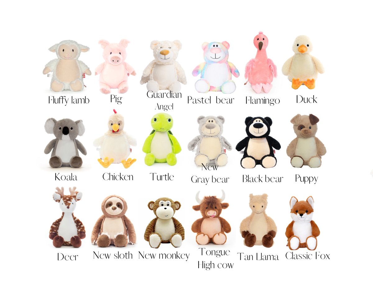 Design Your Own Stuffed Animal With 1 NameI Sew Jo