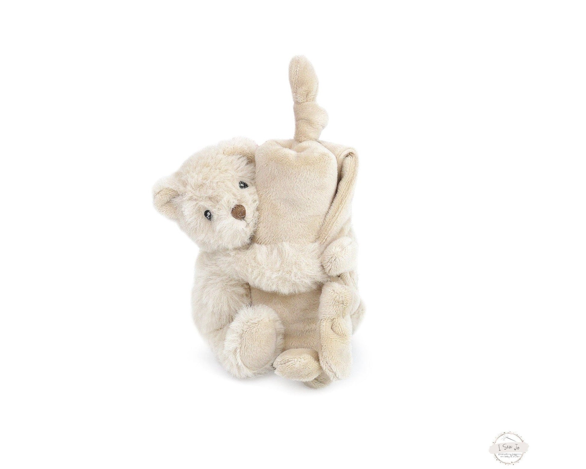 HUGGIE BEAR KNOTTED SECURITY BLANKIE | MON AMIMON AMI