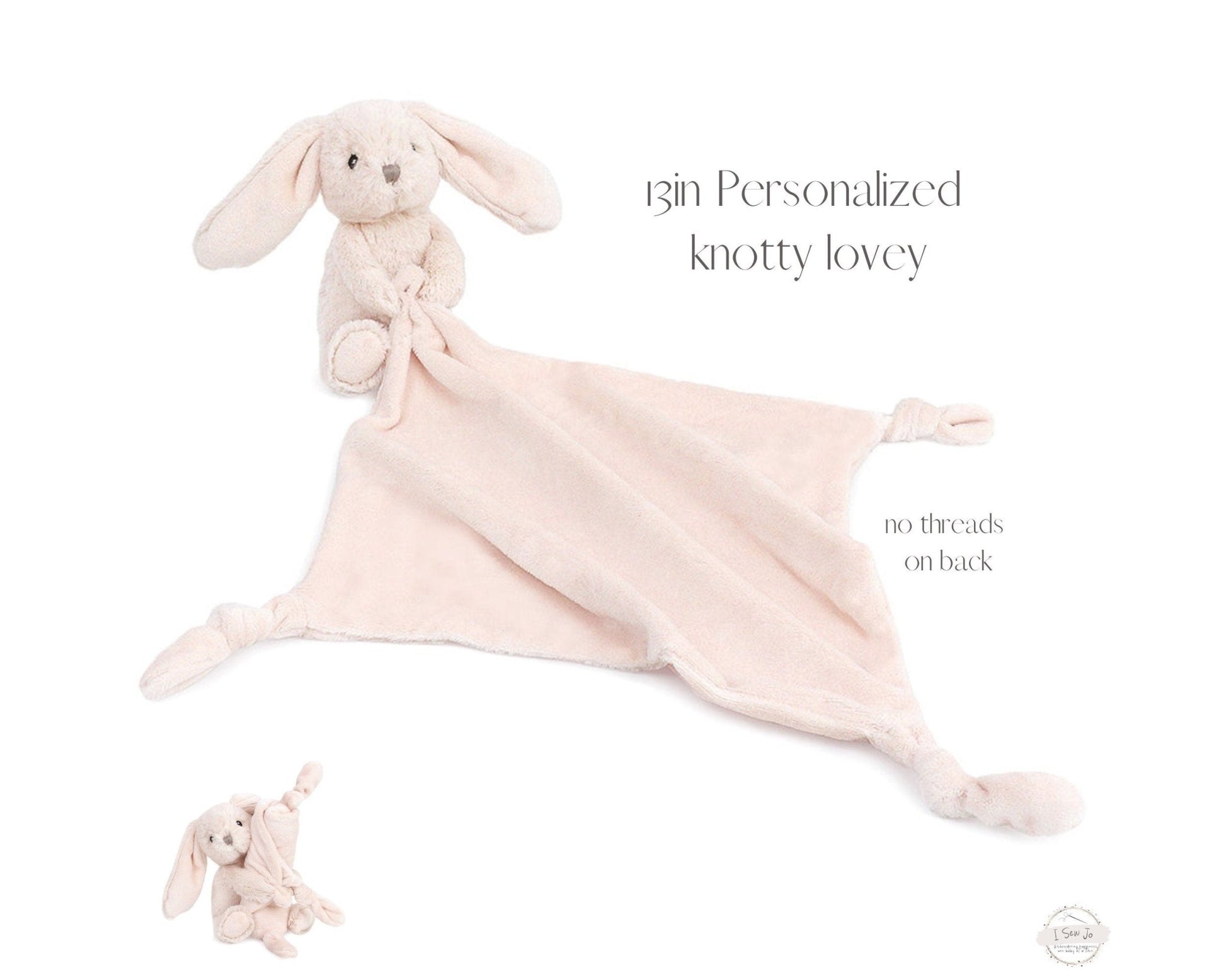 ROSIE BUNNY KNOTTED SECURITY BLANKIEMON AMI