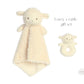 Lamb Lovey and Rattle Gift SetEbba