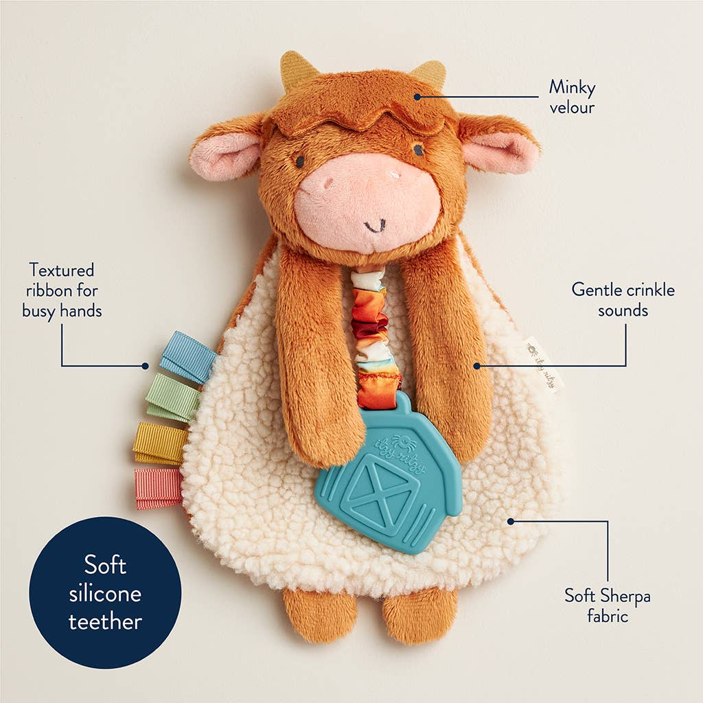 *NEW* Highland Cow Itzy Friends Lovey™ PlushItzy Ritzy