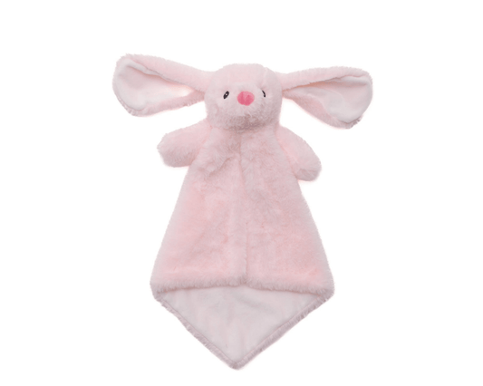 New Pink Bunny Lovey BlanketCubbies