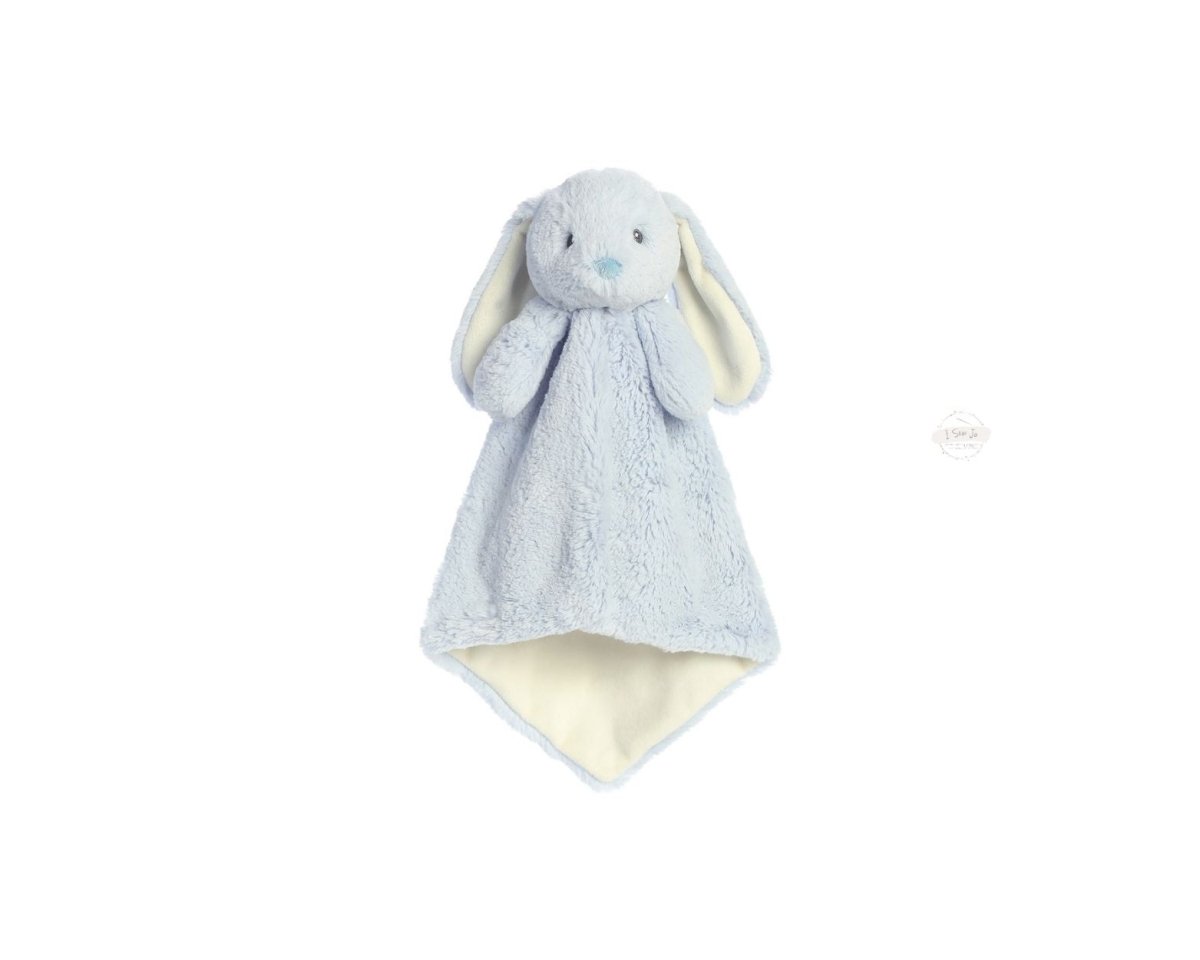 Sky Bunny Lovey and Rattle SetEbba