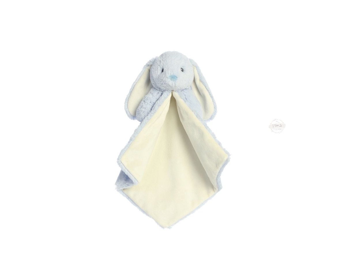 Sky Bunny Lovey and Rattle SetEbba