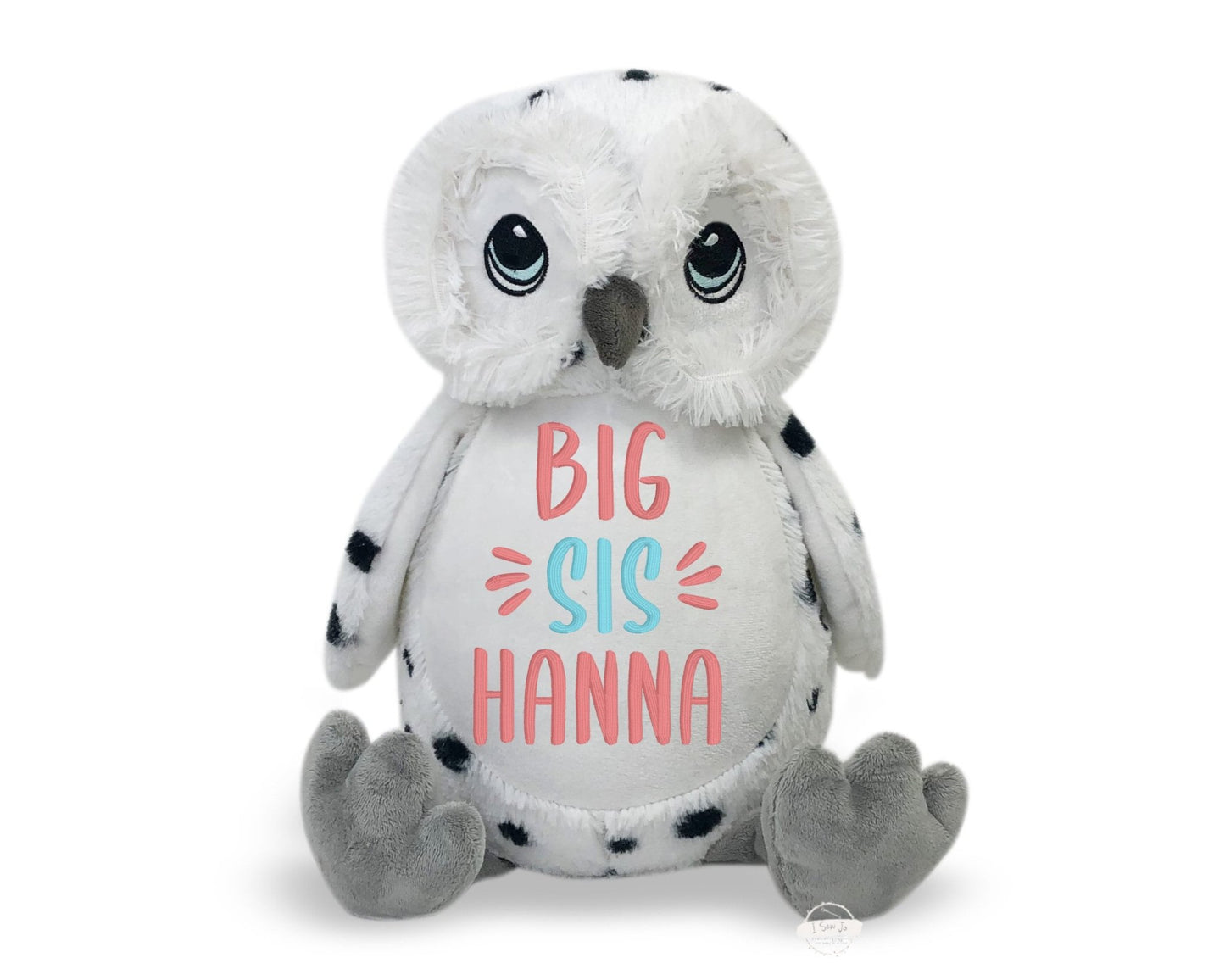 Personalized Big Sister Stuffed AnimalI Sew Jo