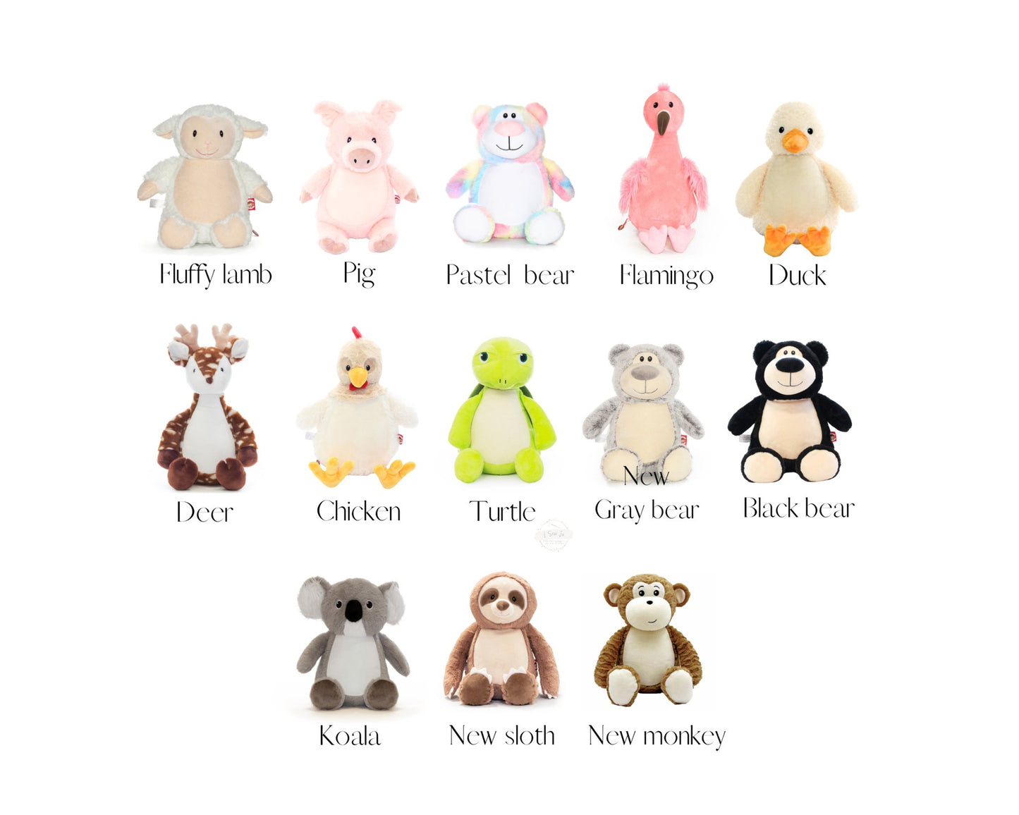 Personalized Big Sister Stuffed AnimalI Sew Jo