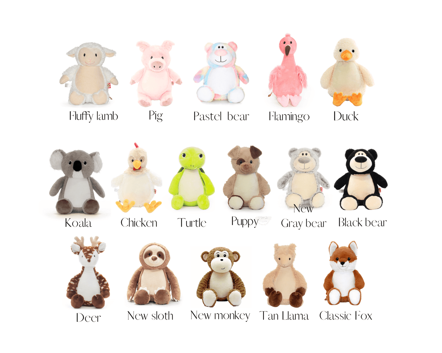 Personalized Big Sister Stuffed AnimalI Sew Jo