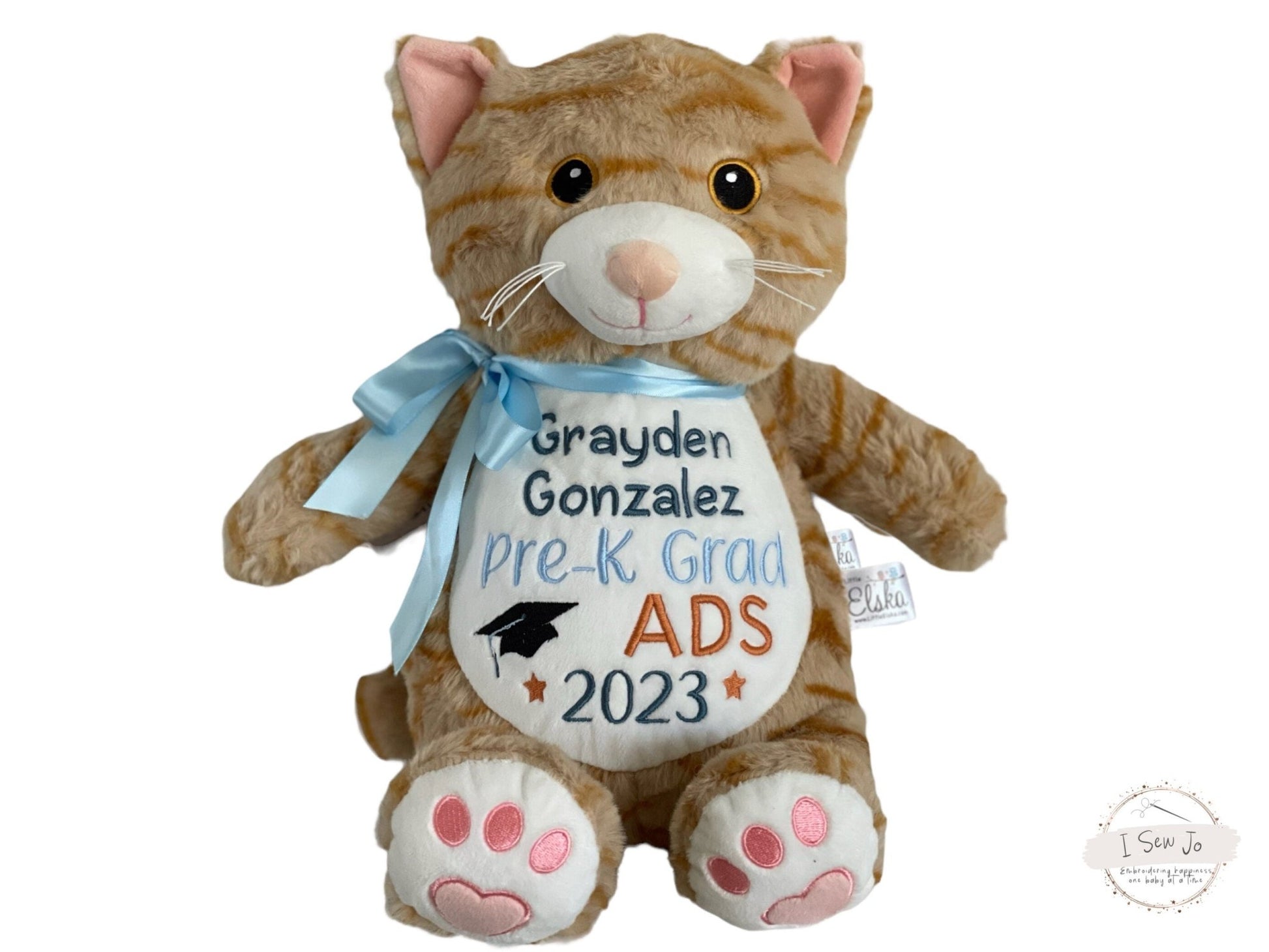 Personalized Graduation Stuffed AnimalI Sew Jo