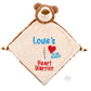 Personalized Heart Warrior Animal Bear LoveyI Sew Jo