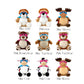 Personalized Hero Sibling Stuffed AnimalI Sew Jo