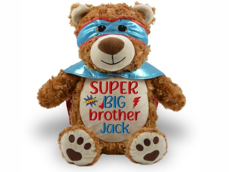 Personalized Hero Sibling Stuffed AnimalI Sew Jo