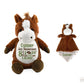 Personalized Horse Birth Stat Stuffed Animal Lovey SetI Sew Jo