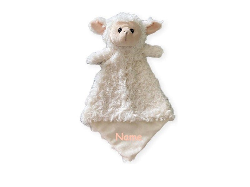 Personalized Old Lamb Stuffed Animal Lovey SetLITTLE ELSKA