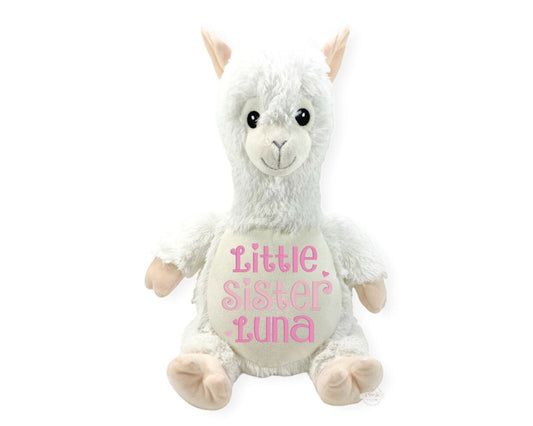 Personalized Stuffed Animal For Little SisterI Sew Jo