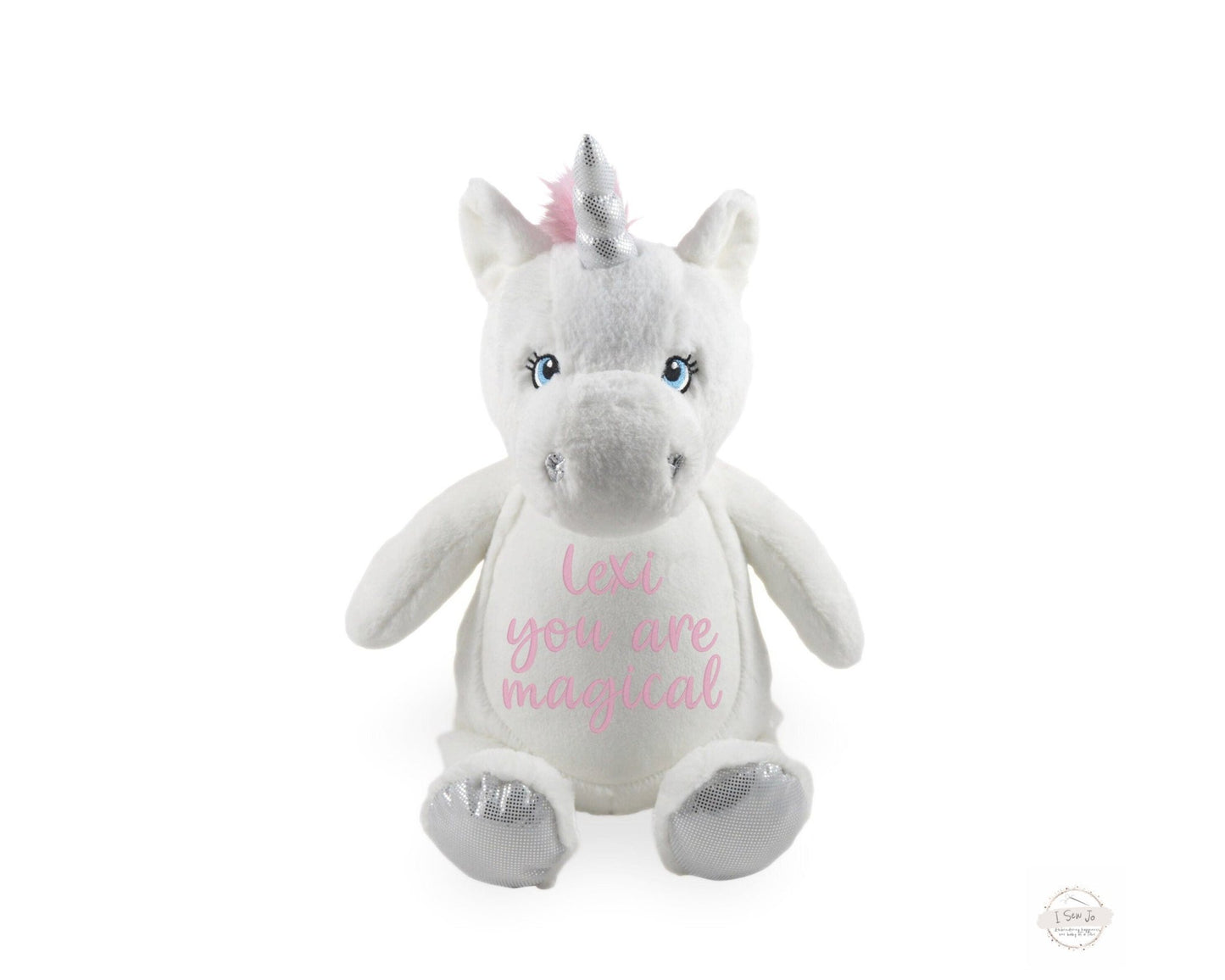 Personalized Unicorn Stuffed AnimalI Sew Jo