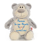 Personalized Forever In Our Hearts Sympathy Stuffed AnimalI Sew Jo