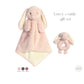 Rose Bunny Lovey and Rattle Gift SetEbba